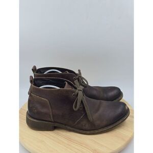 GBX Men's Chukka  Ankle Boots Brown Leather #3343035 Size 10 1/2 M